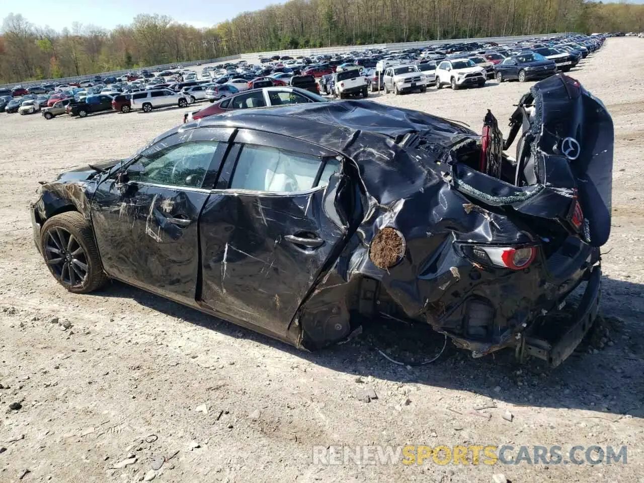 2 Photograph of a damaged car JM1BPANM8K1132684 MAZDA 3 2019