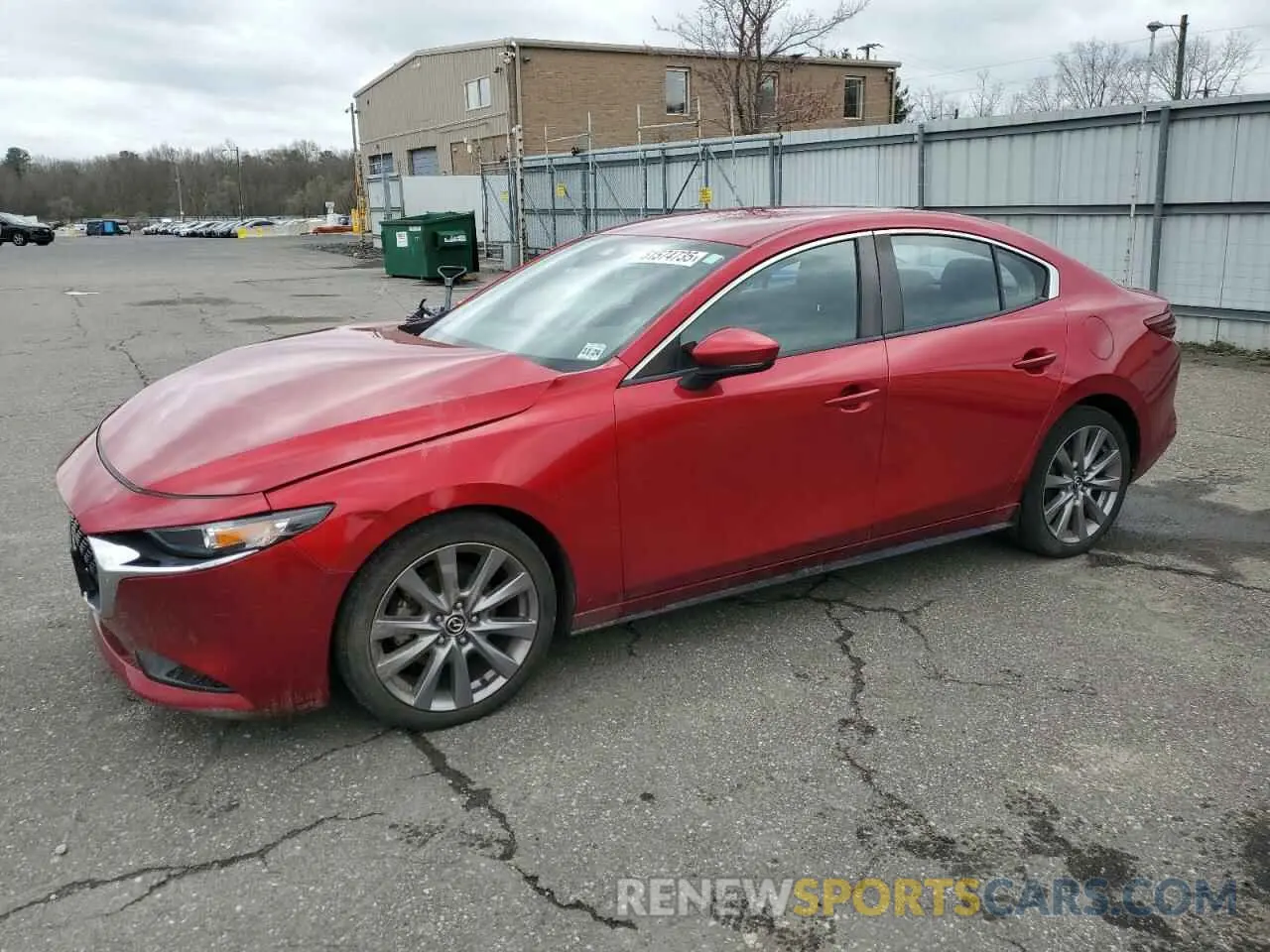 1 Photograph of a damaged car JM1BPBAM0K1120587 MAZDA 3 2019