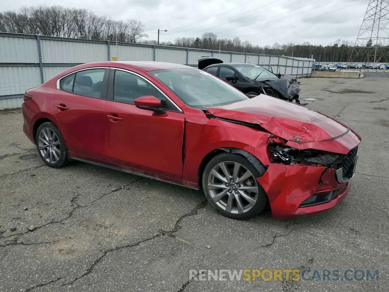 4 Photograph of a damaged car JM1BPBAM0K1120587 MAZDA 3 2019