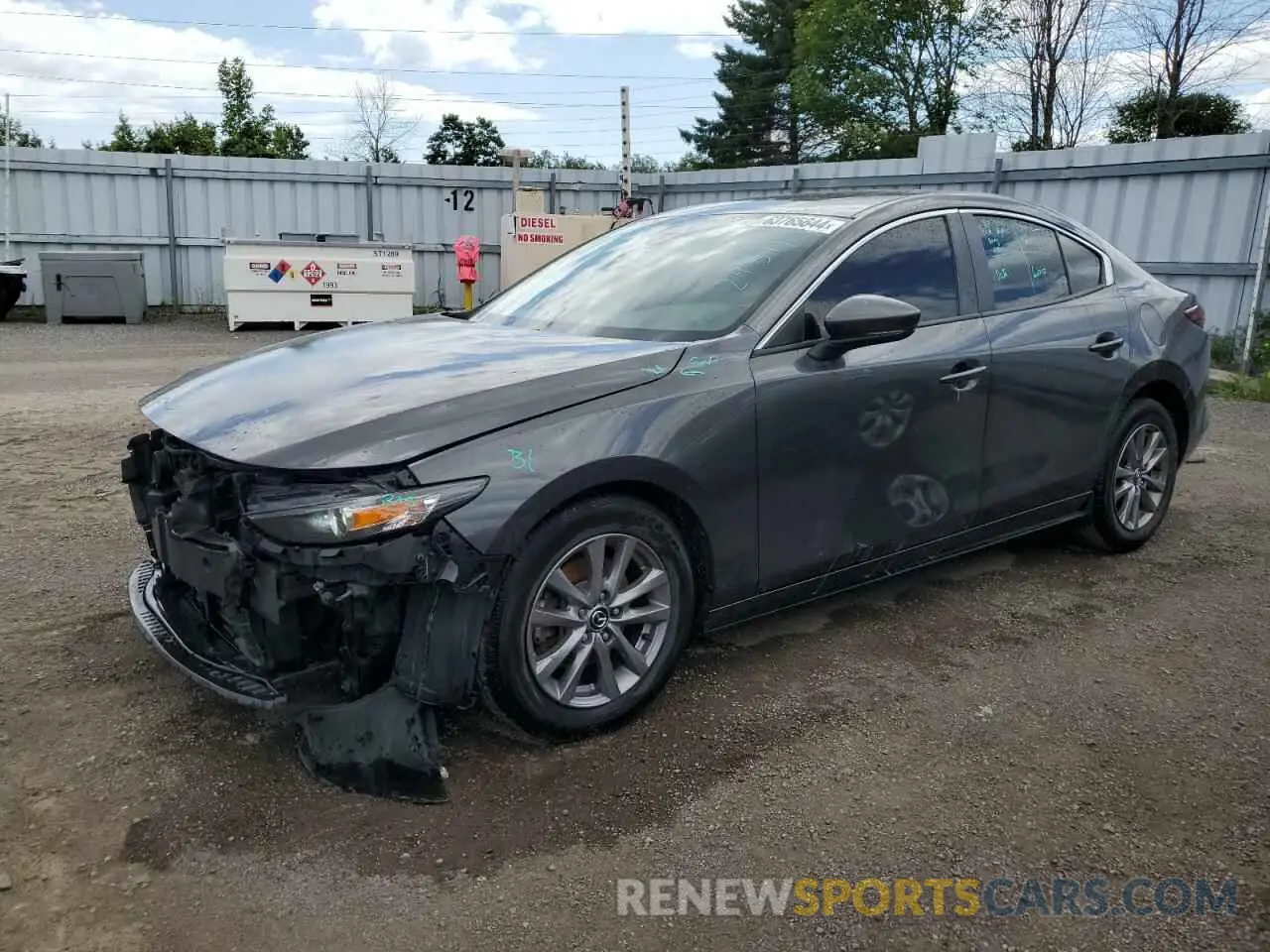 1 Фотография поврежденного автомобиля JM1BPBCM3K1123710 MAZDA 3 2019
