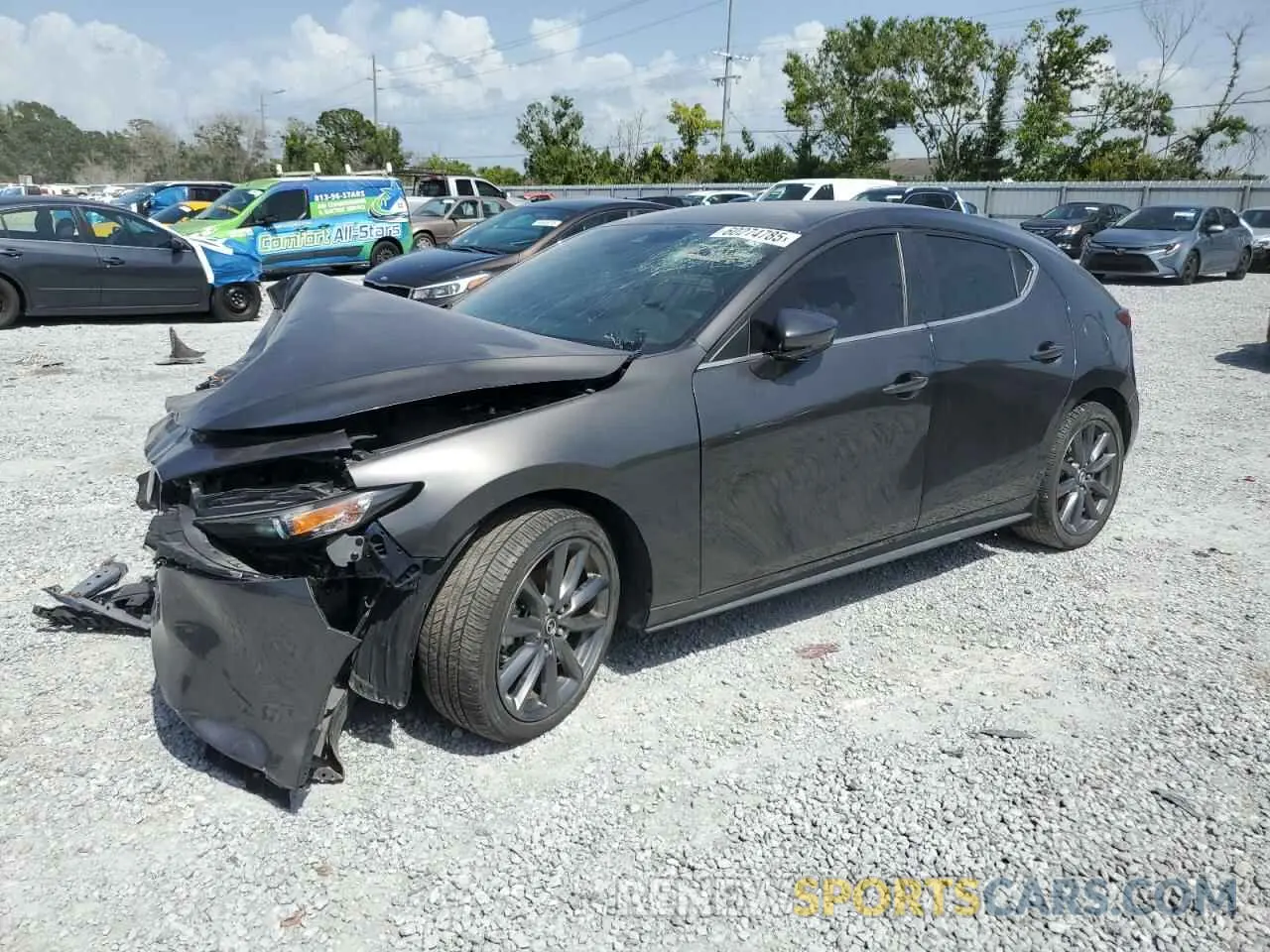 1 Photograph of a damaged car JM1BPBMM5K1134576 MAZDA 3 2019
