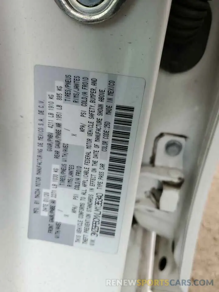 14 Photograph of a damaged car 3MZBPBCMXLM135340 MAZDA 3 2020