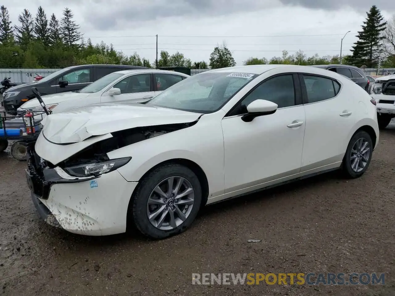 1 Photograph of a damaged car JM1BPAK71L1160827 MAZDA 3 2020