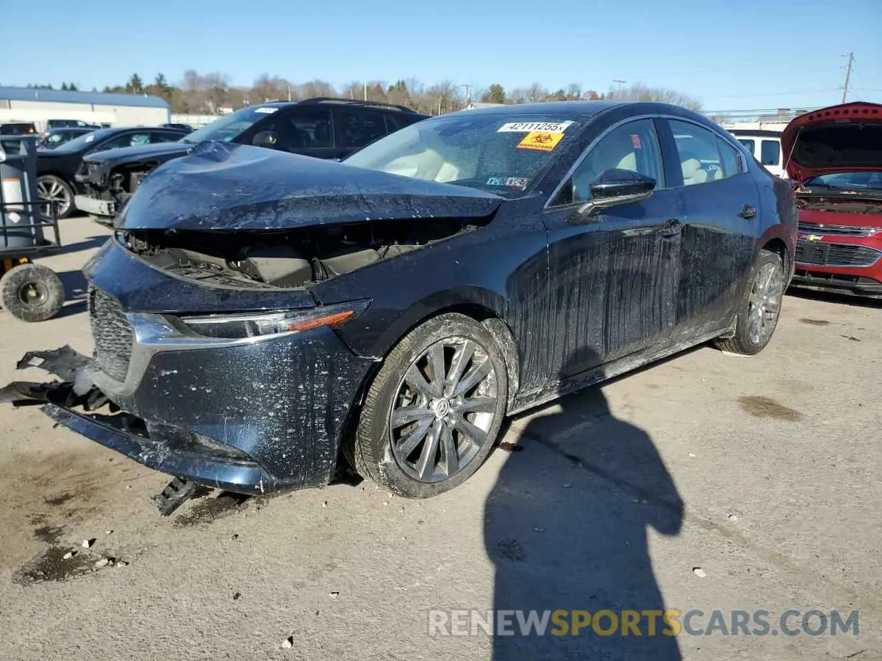 1 Photograph of a damaged car JM1BPBEM6L1172172 MAZDA 3 2020