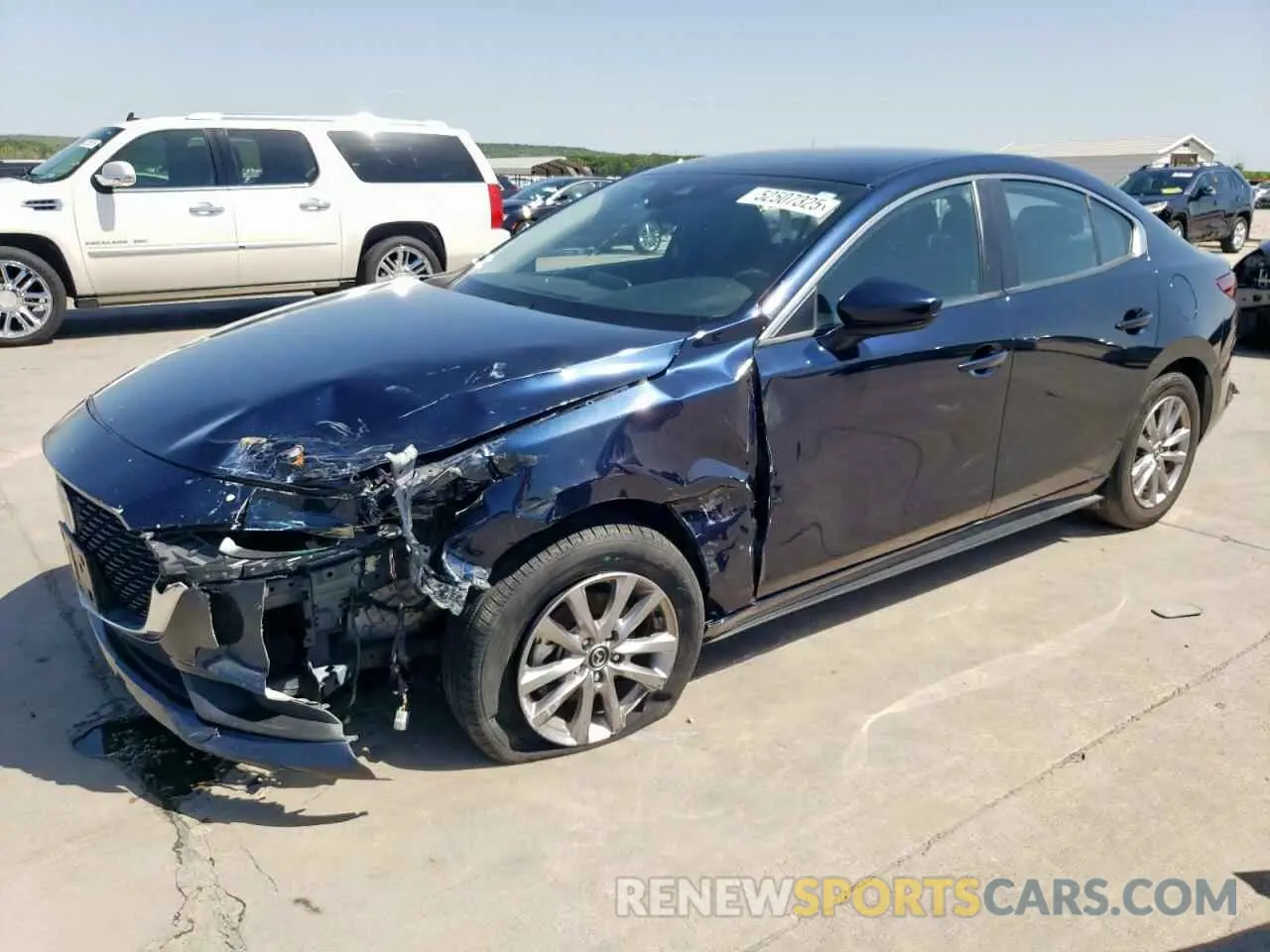 1 Photograph of a damaged car JM1BPAAL4M1321140 MAZDA 3 2021