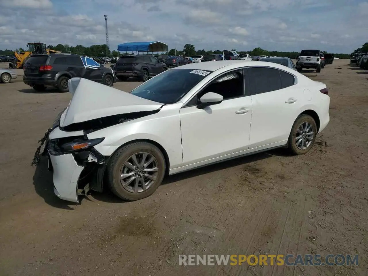 1 Photograph of a damaged car JM1BPAALXM1331655 MAZDA 3 2021