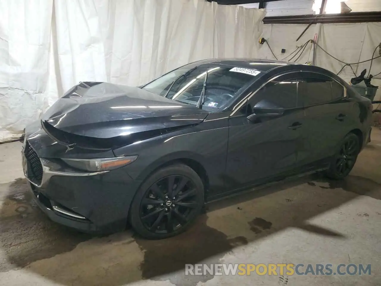 1 Photograph of a damaged car JM1BPBEY9M1309724 MAZDA 3 2021