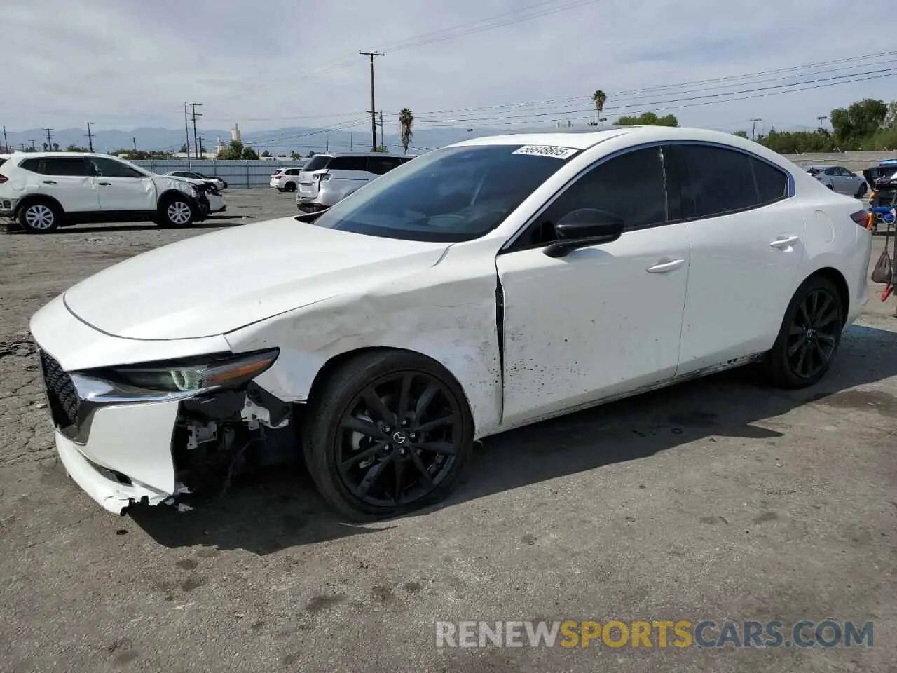 1 Photograph of a damaged car 3MZBPBAY9NM302022 MAZDA 3 2022