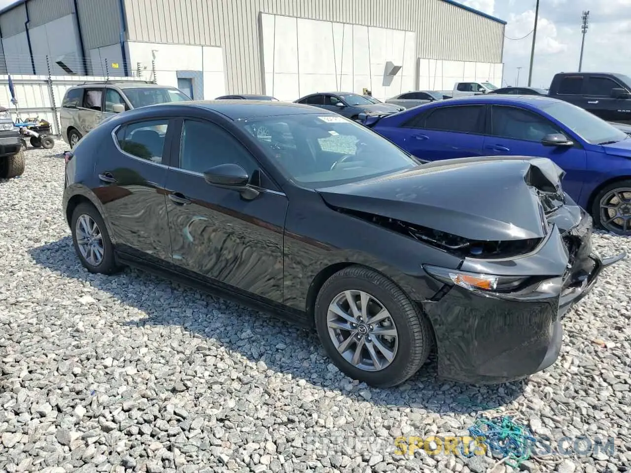 4 Photograph of a damaged car JM1BPAJL2N1519104 MAZDA 3 2022