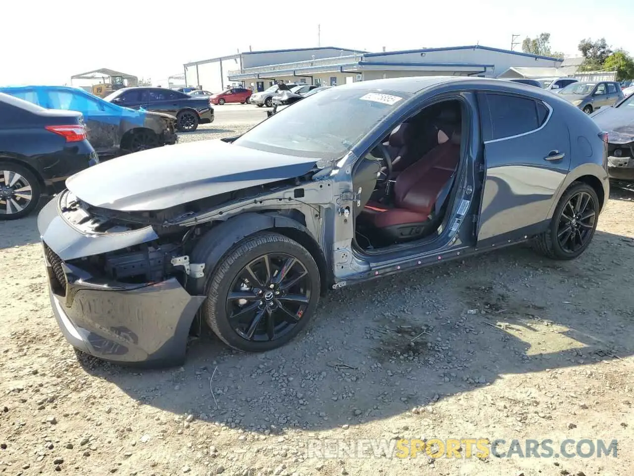 1 Photograph of a damaged car JM1BPALL0N1518496 MAZDA 3 2022