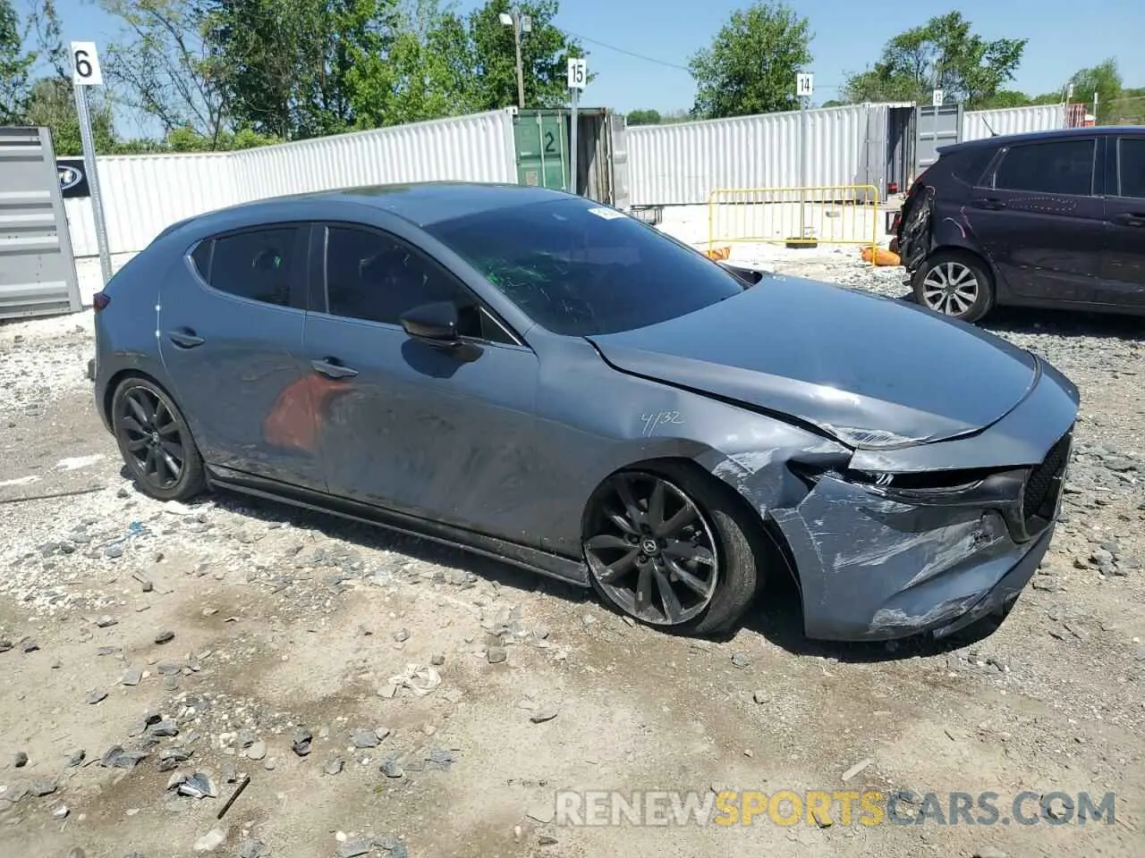 4 Photograph of a damaged car JM1BPALL4N1515827 MAZDA 3 2022