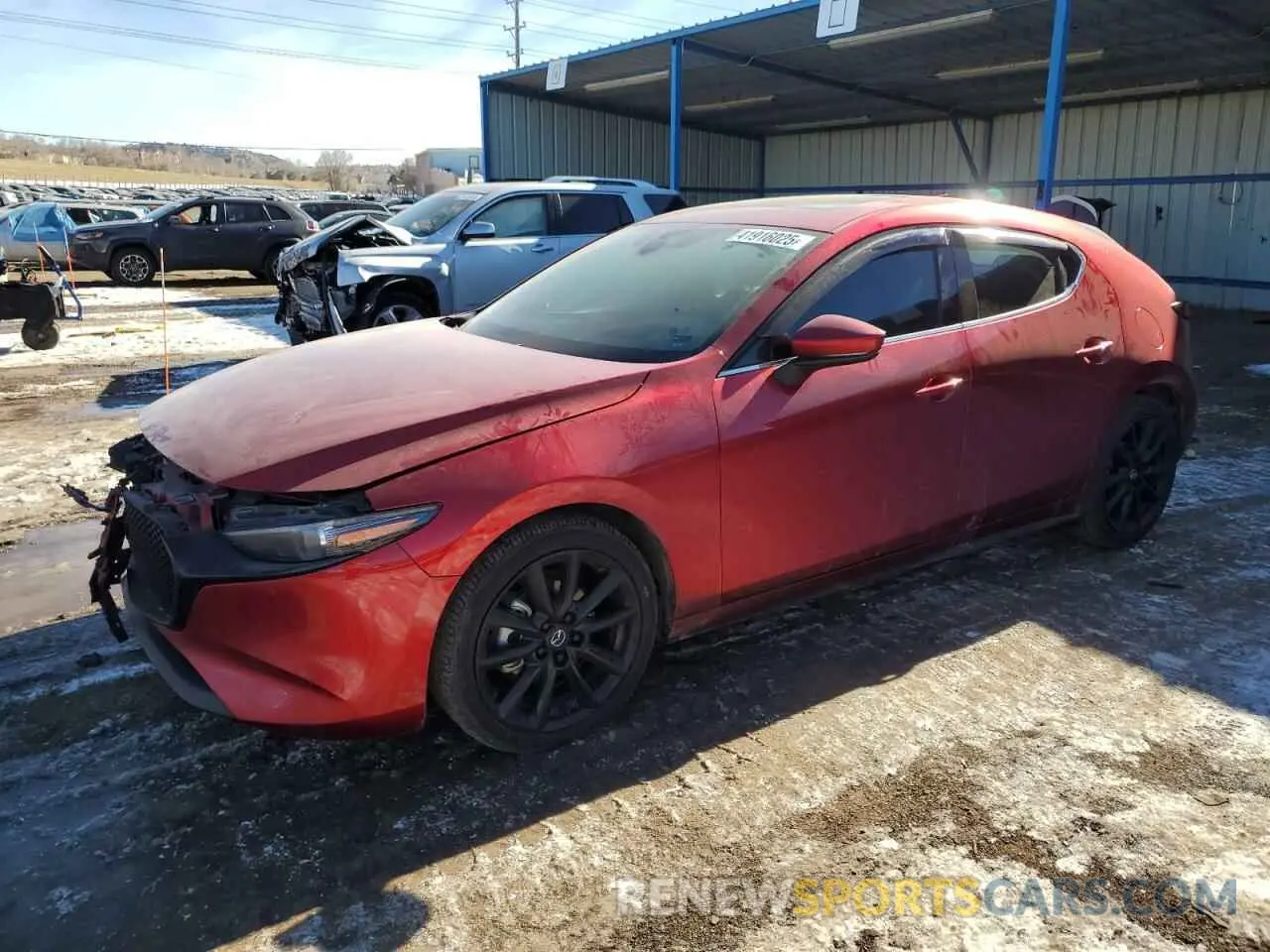 1 Photograph of a damaged car JM1BPAML4N1502493 MAZDA 3 2022