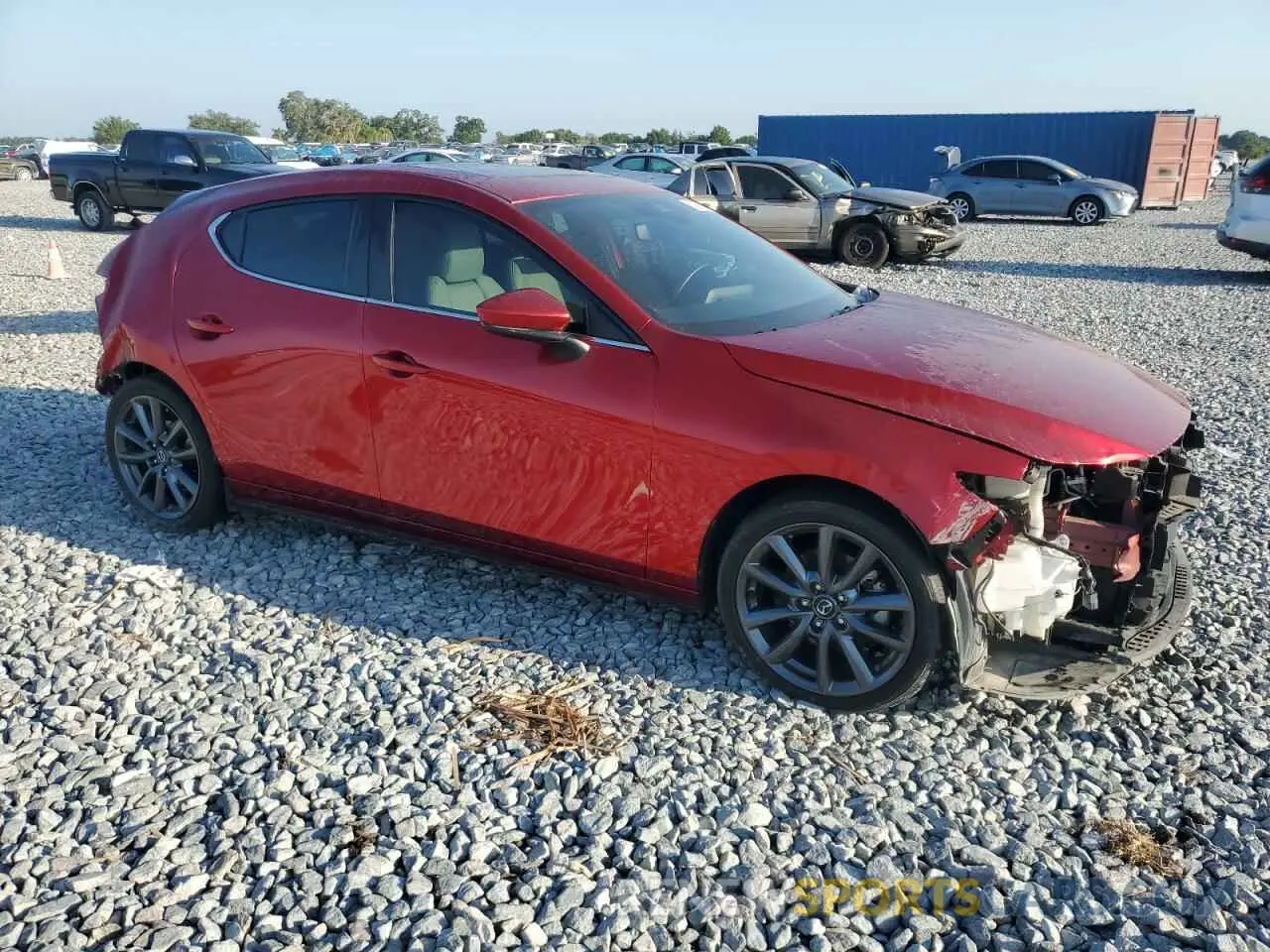 4 Фотография поврежденного автомобиля JM1BPBLL2N1500393 MAZDA 3 2022