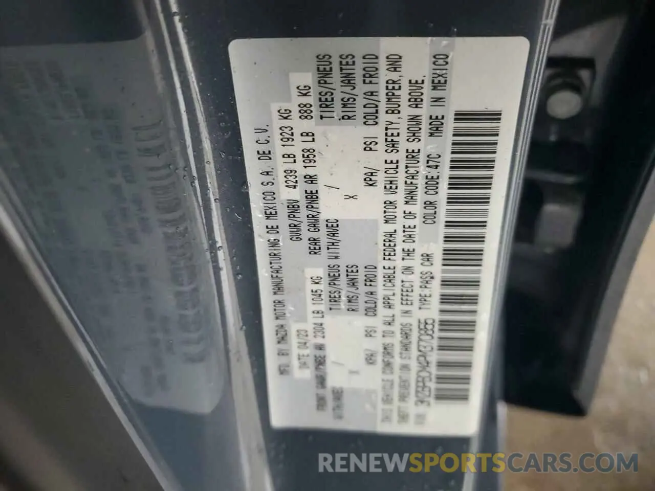 14 Фотография поврежденного автомобиля 3MZBPBCM4PM370855 MAZDA 3 2023