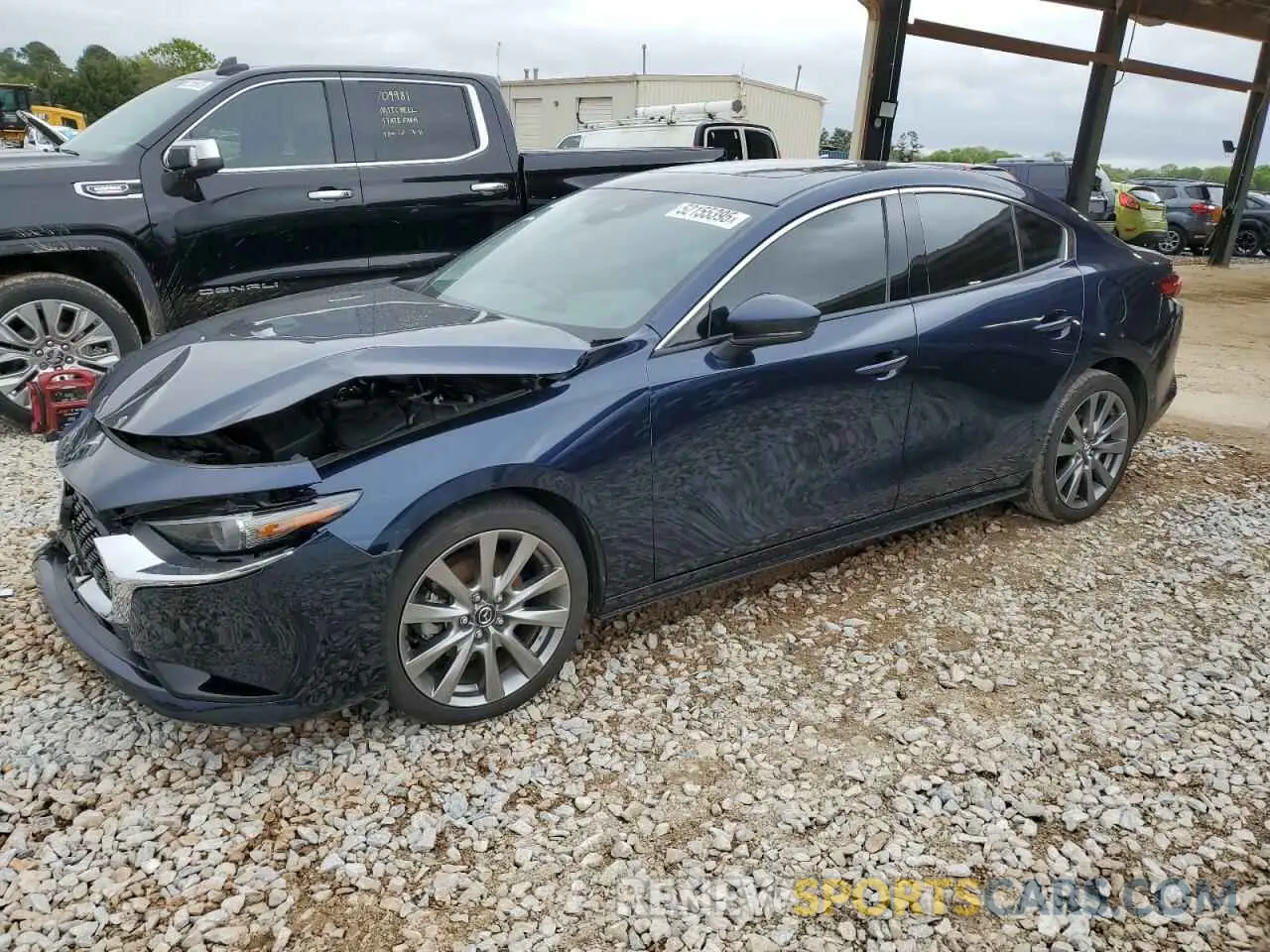 1 Photograph of a damaged car 3MZBPBDM2PM351476 MAZDA 3 2023