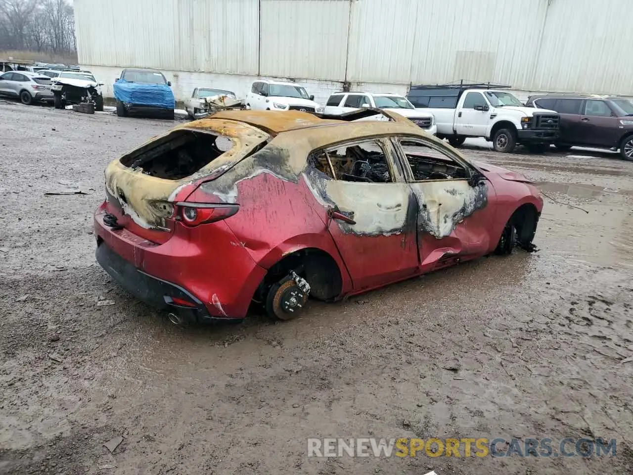 3 Photograph of a damaged car JM1BPBMM7P1601889 MAZDA 3 2023