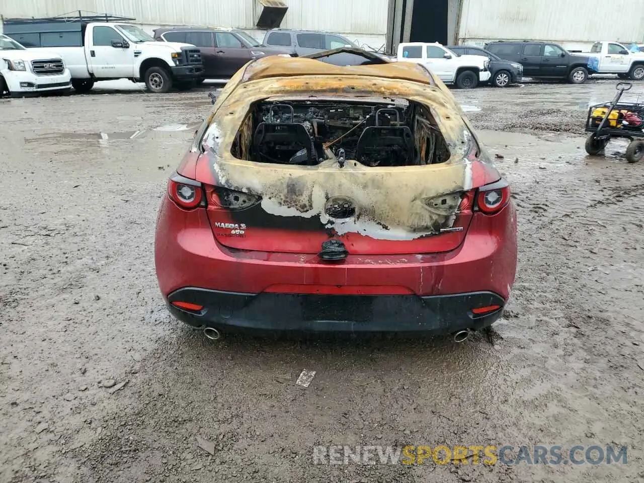 6 Photograph of a damaged car JM1BPBMM7P1601889 MAZDA 3 2023