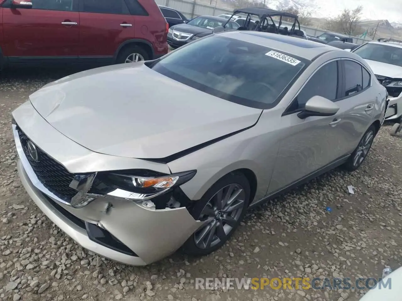 1 Photograph of a damaged car 3MZBPACM6RM434553 MAZDA 3 2024