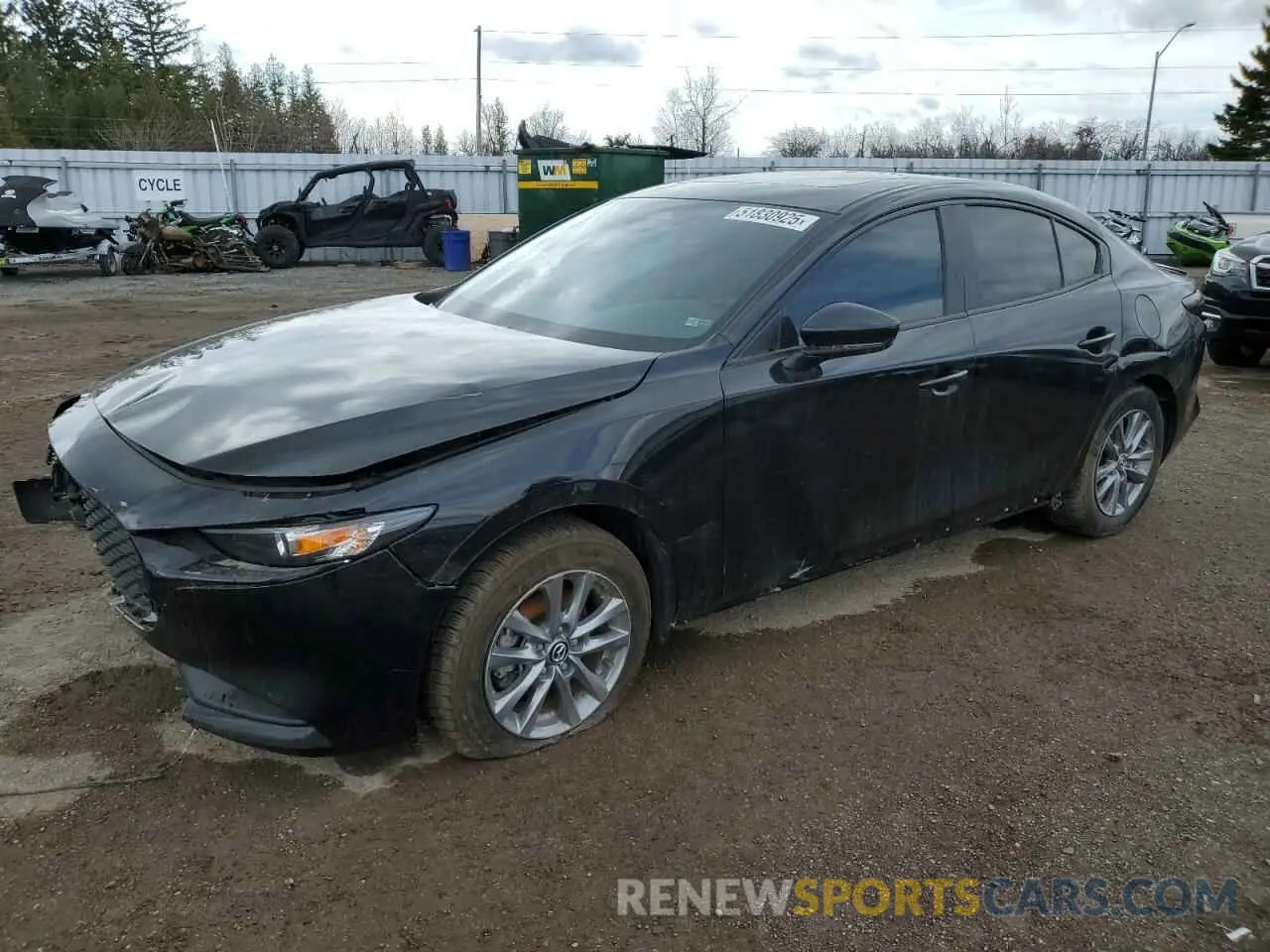 1 Photograph of a damaged car JM1BPACM7R1717138 MAZDA 3 2024