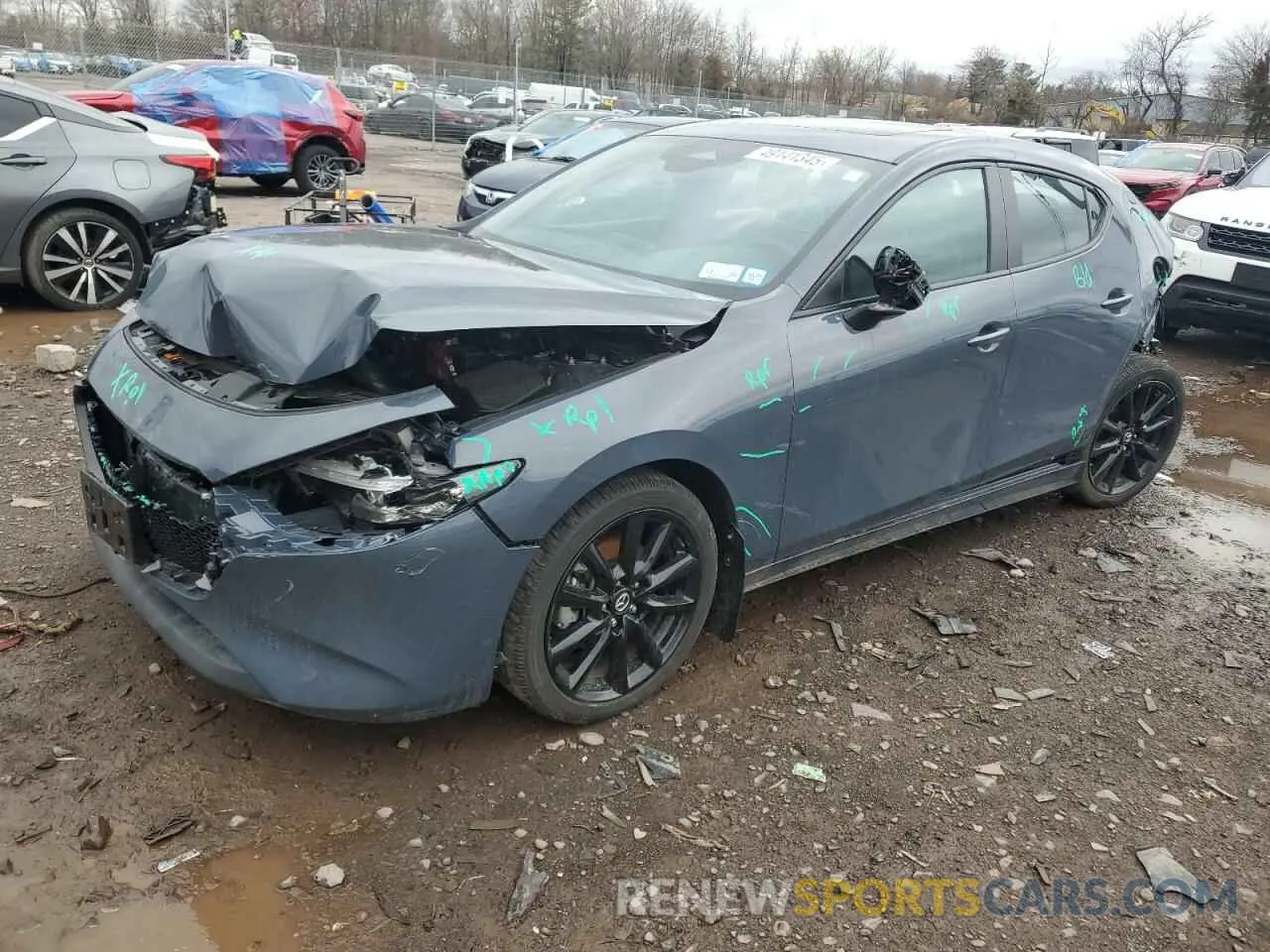 1 Photograph of a damaged car JM1BPBLM7R1656105 MAZDA 3 2024