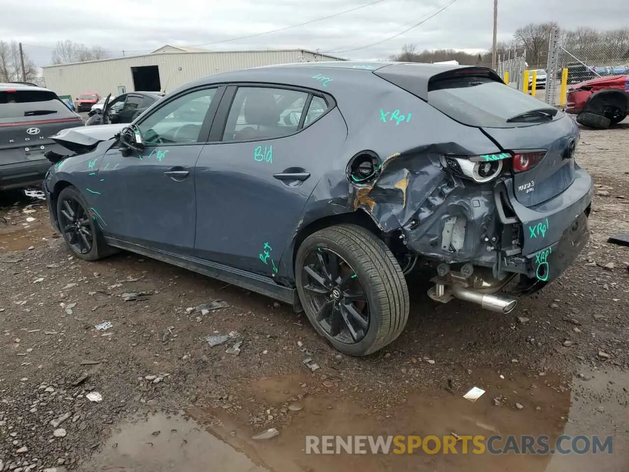 2 Photograph of a damaged car JM1BPBLM7R1656105 MAZDA 3 2024