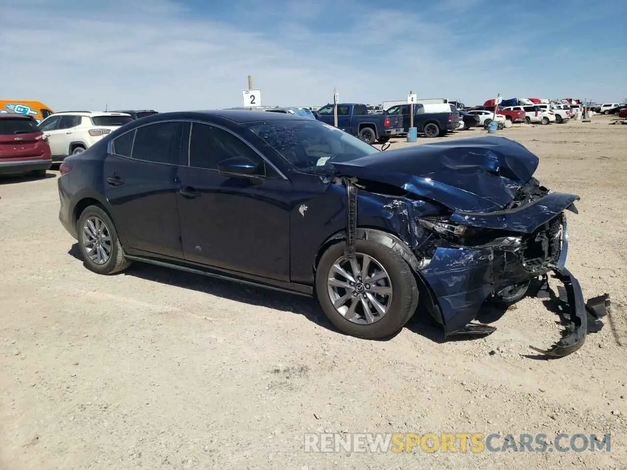 4 Фотография поврежденного автомобиля 3MZBPAAM6SM455847 MAZDA 3 2025