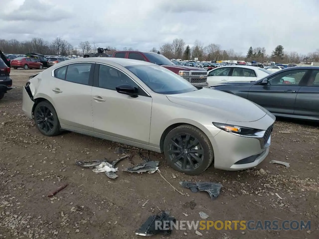 4 Photograph of a damaged car JM1BPABM6S1755922 MAZDA 3 2025