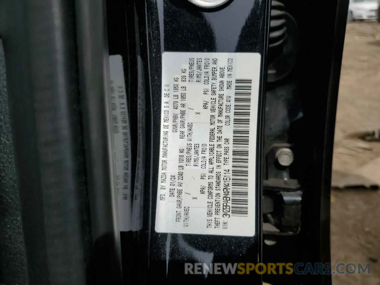 12 Фотография поврежденного автомобиля 3MZBPABM4RM415114 MAZDA 3 SELECT S 2024