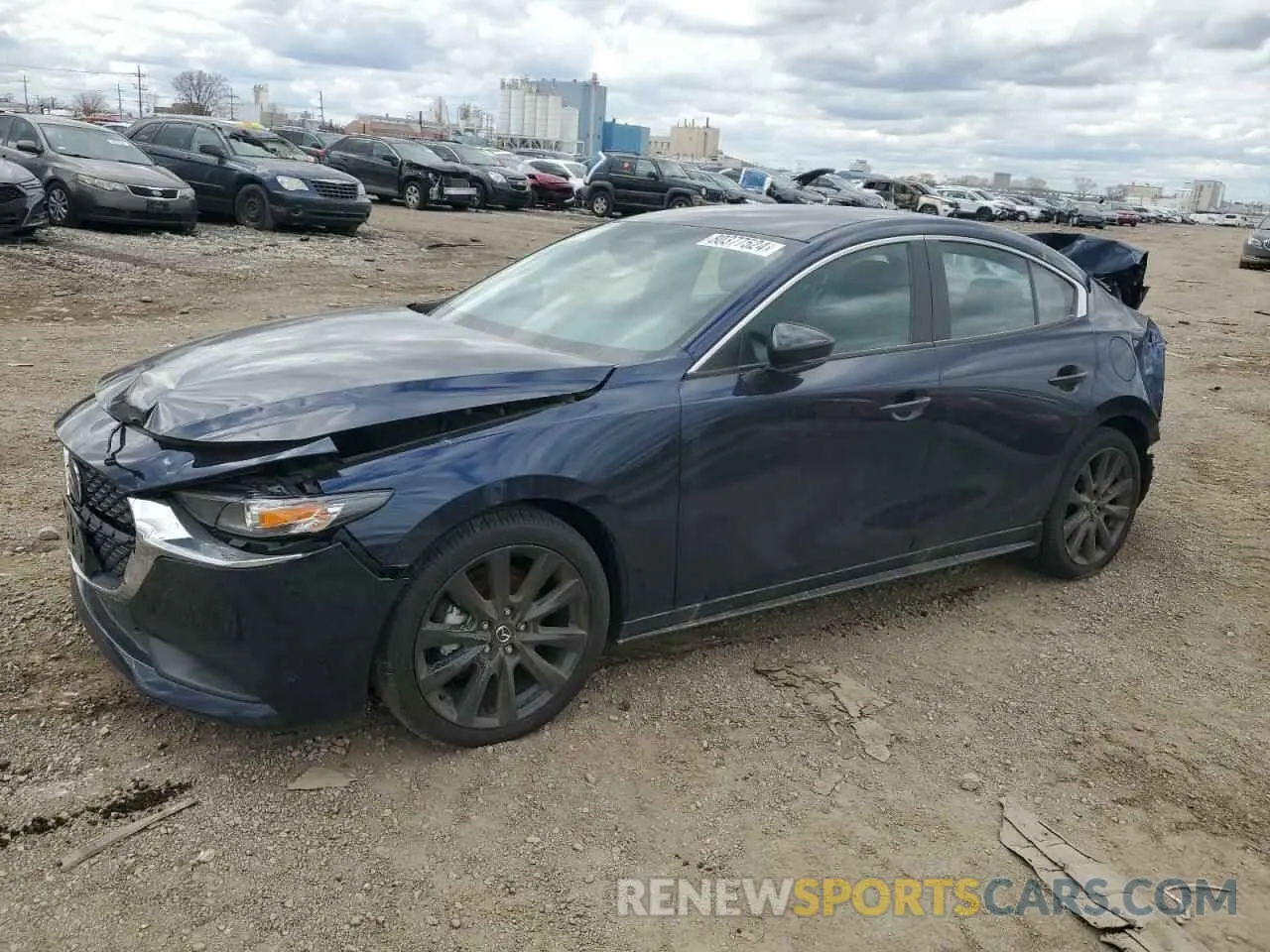 1 Photograph of a damaged car 3MZBPABM9RM436007 MAZDA 3 SELECT S 2024
