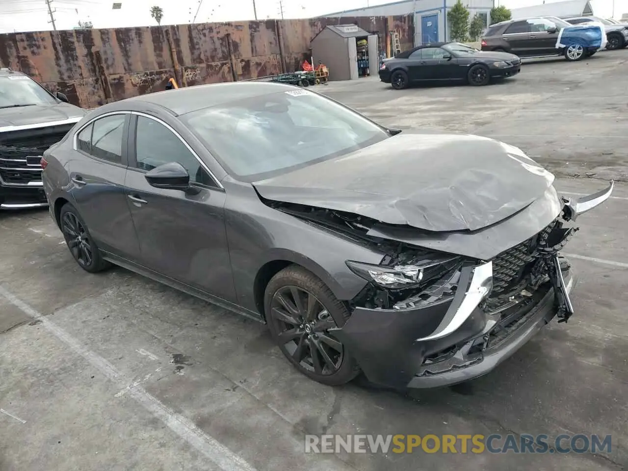 4 Фотография поврежденного автомобиля JM1BPABM5S1767690 MAZDA 3 SELECT S 2025