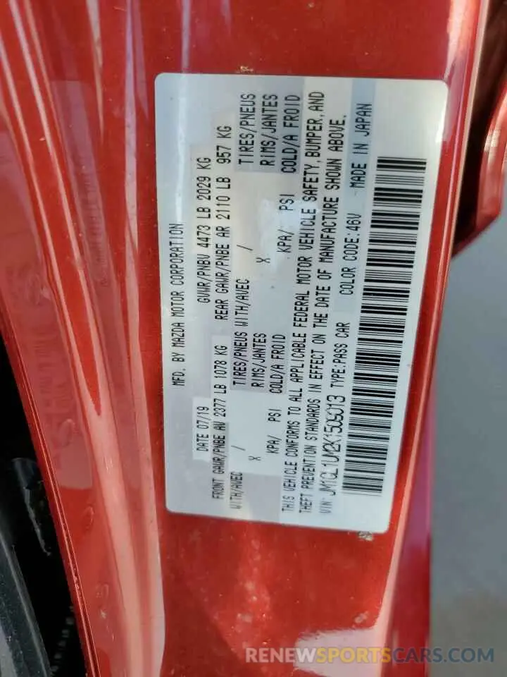 14 Photograph of a damaged car JM1GL1UM2K1509013 MAZDA 6 2019