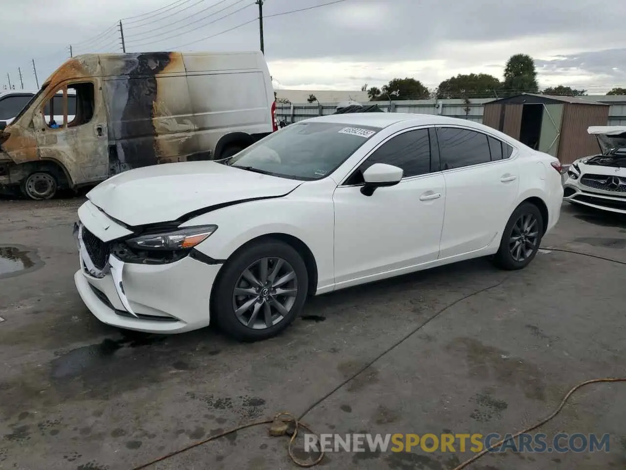 1 Фотография поврежденного автомобиля JM1GL1UM6K1502839 MAZDA 6 2019