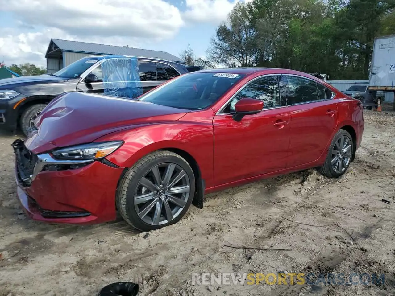 1 Photograph of a damaged car JM1GL1VM1K1505291 MAZDA 6 2019