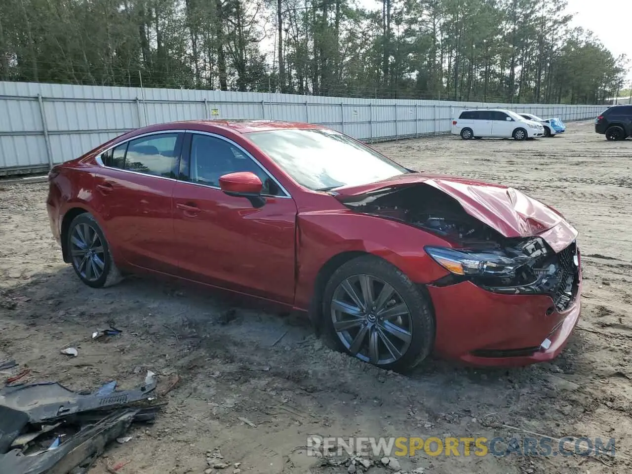 4 Photograph of a damaged car JM1GL1VM1K1505291 MAZDA 6 2019