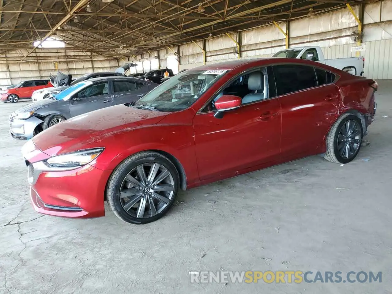 1 Фотография поврежденного автомобиля JM1GL1VM7K1507336 MAZDA 6 2019