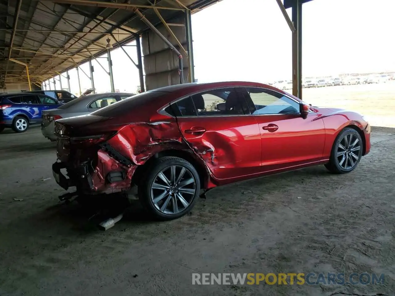 3 Фотография поврежденного автомобиля JM1GL1VM7K1507336 MAZDA 6 2019