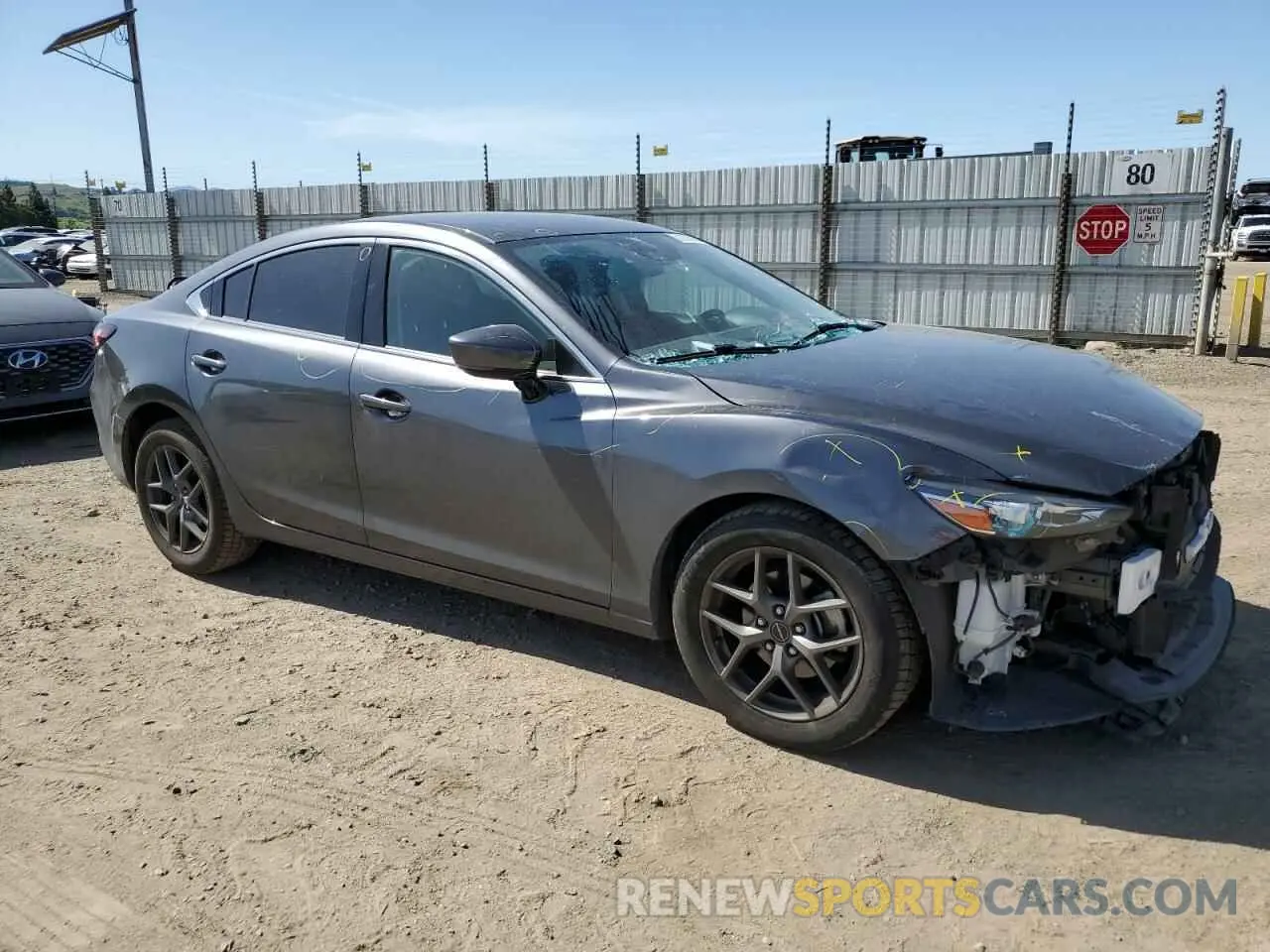 4 Photograph of a damaged car JM1GL1UM8L1516694 MAZDA 6 2020