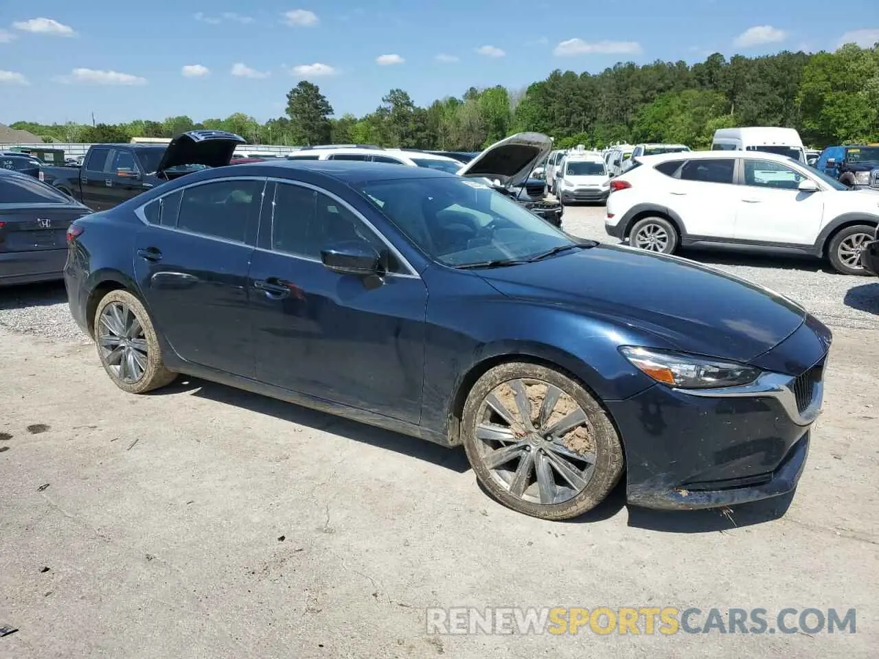 4 Фотография поврежденного автомобиля JM1GL1TY9M1616924 MAZDA 6 2021