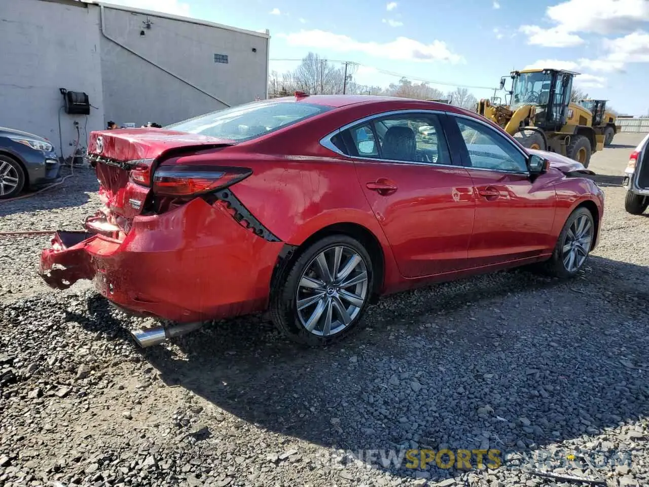 3 Фотография поврежденного автомобиля JM1GL1TYXM1605124 MAZDA 6 2021