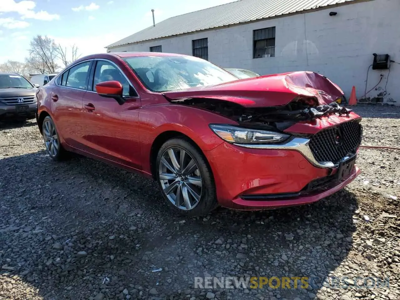 4 Фотография поврежденного автомобиля JM1GL1TYXM1605124 MAZDA 6 2021
