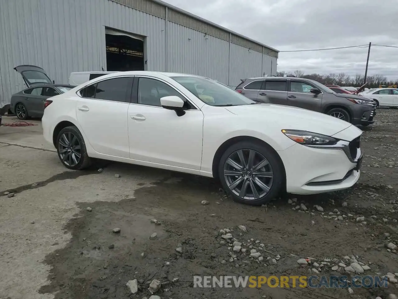 4 Фотография поврежденного автомобиля JM1GL1VM5M1615375 MAZDA 6 2021