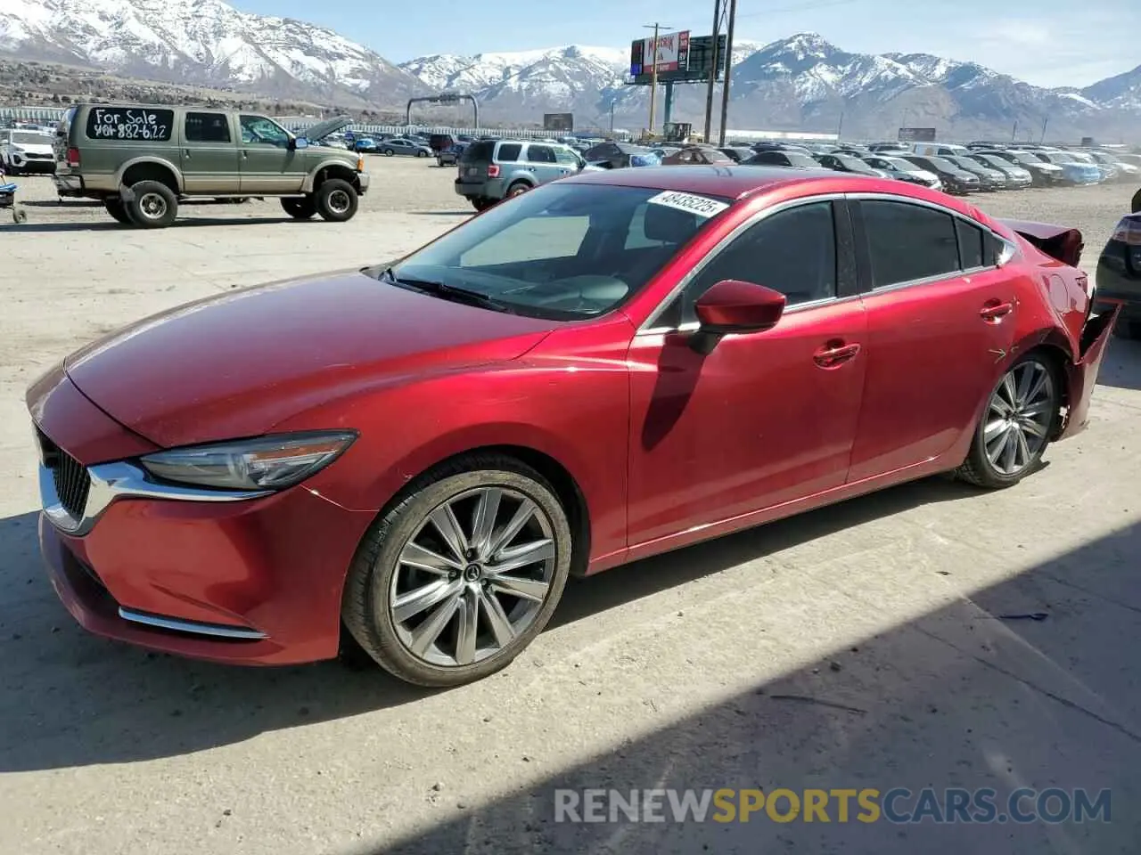 1 Фотография поврежденного автомобиля JM1GL1WY8M1605828 MAZDA 6 2021