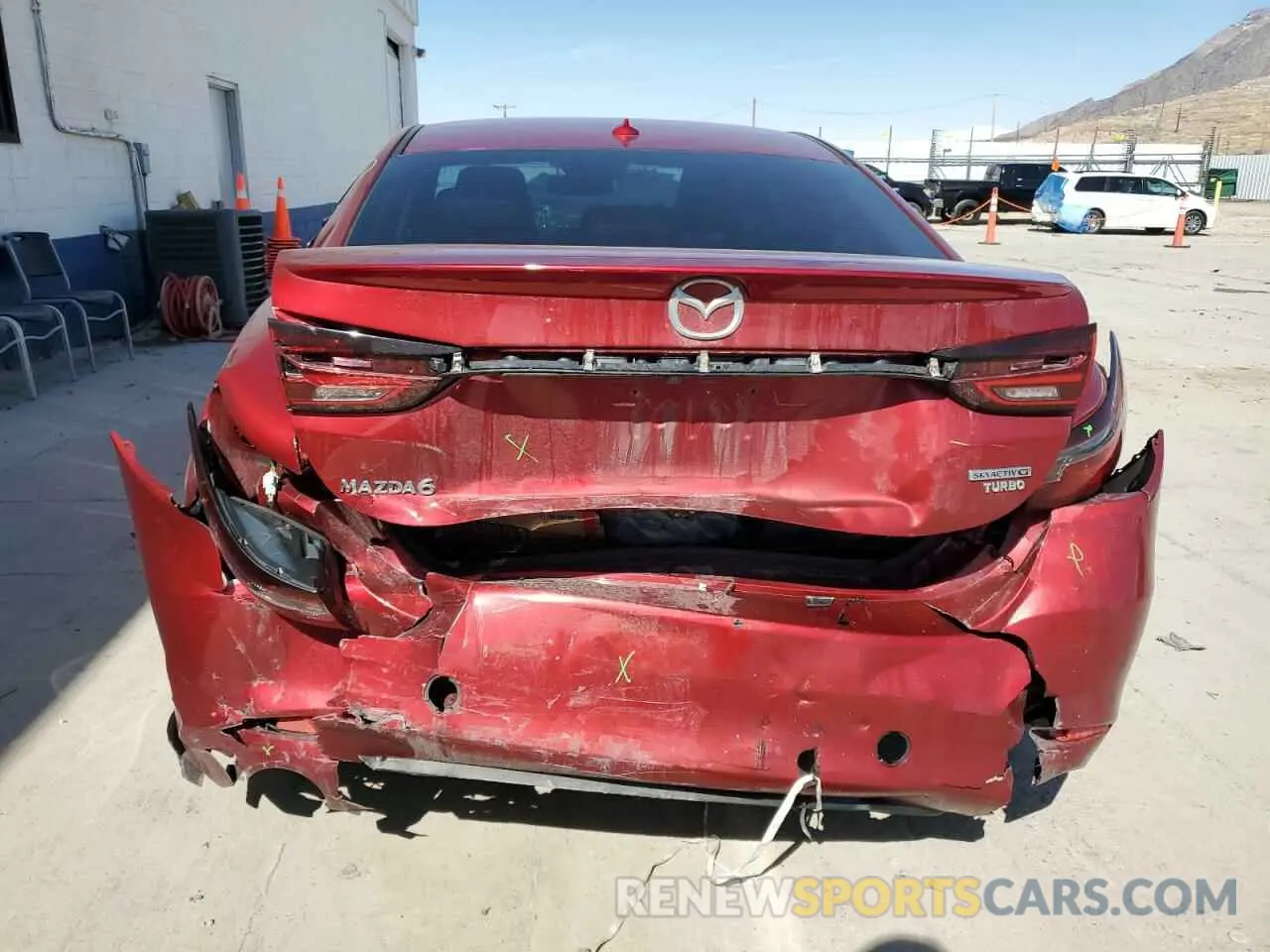 6 Фотография поврежденного автомобиля JM1GL1WY8M1605828 MAZDA 6 2021