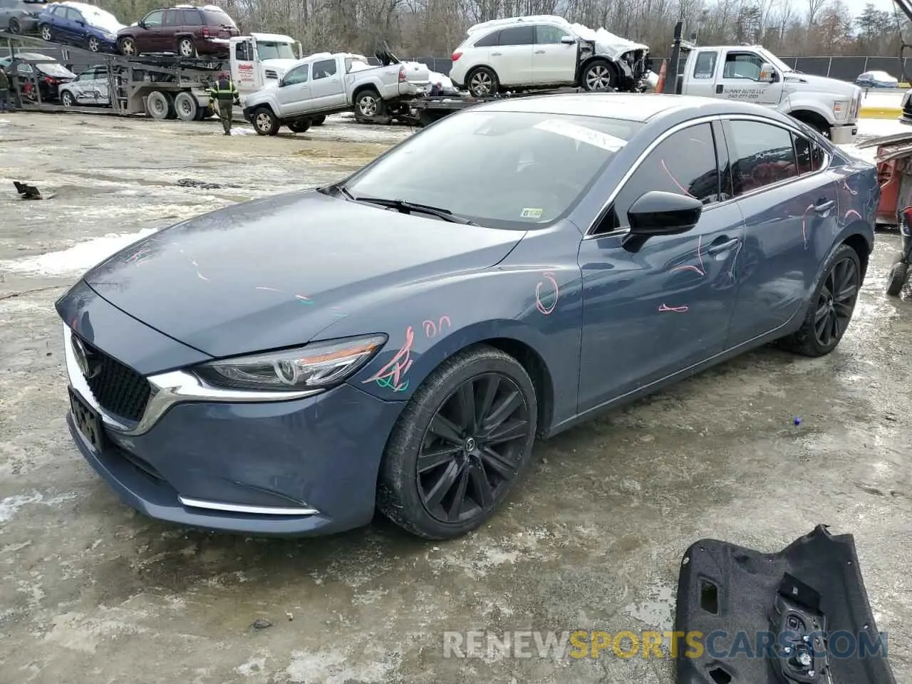 1 Фотография поврежденного автомобиля JM1GL1WY9M1616420 MAZDA 6 2021