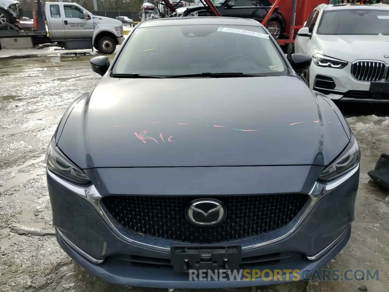 5 Фотография поврежденного автомобиля JM1GL1WY9M1616420 MAZDA 6 2021
