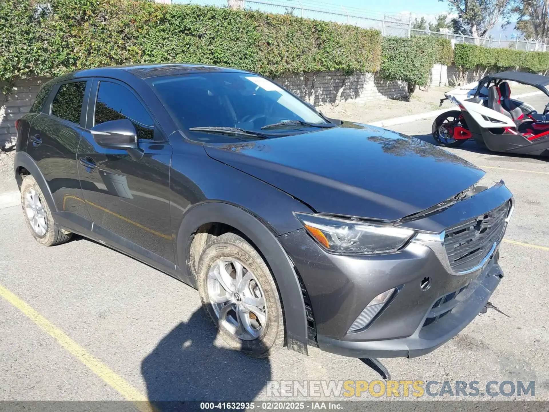 1 Фотография поврежденного автомобиля JM1DKDB70K1445493 MAZDA CX-3 2019