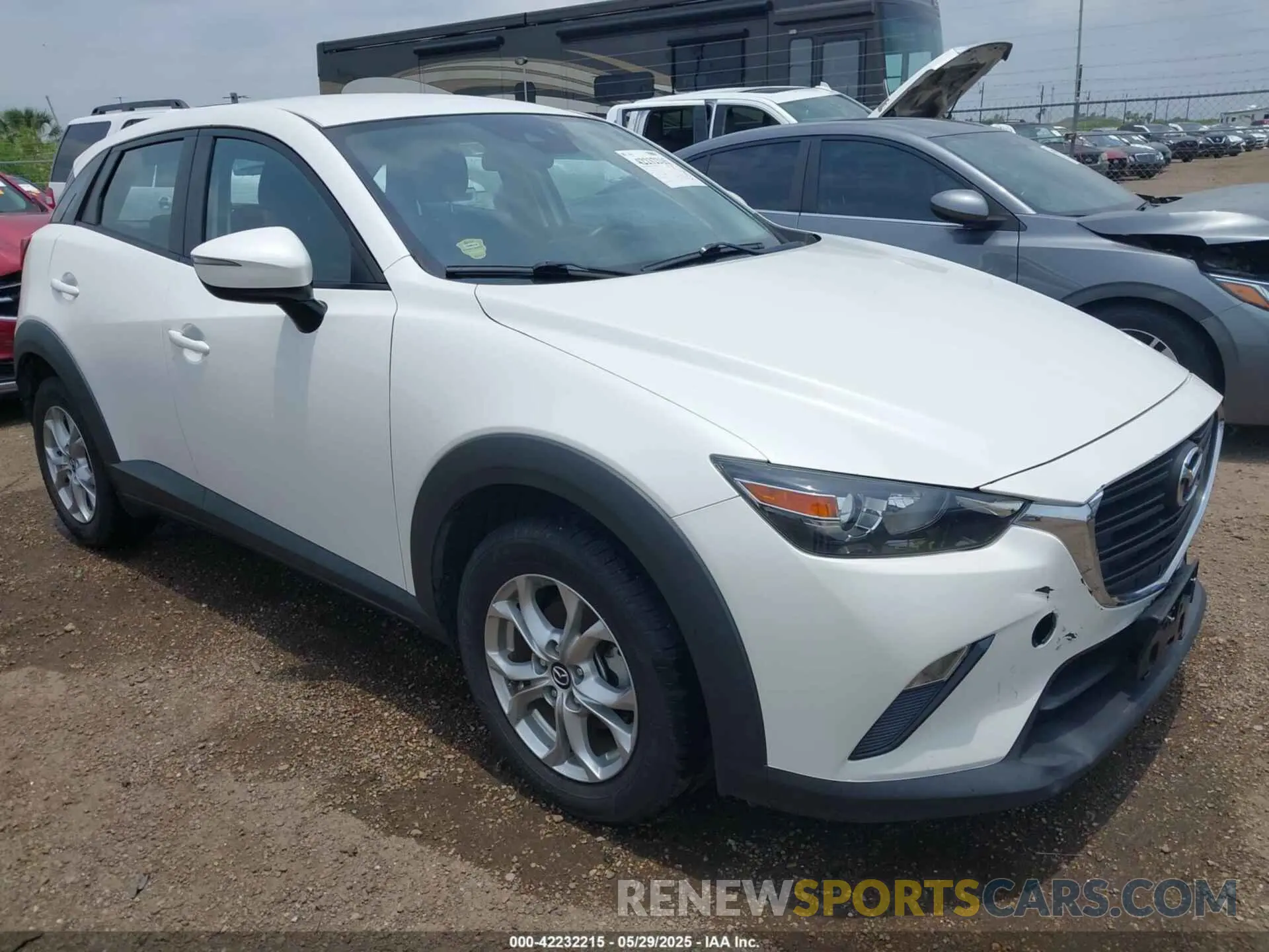 1 Photograph of a damaged car JM1DKDB71K1459192 MAZDA CX-3 2019