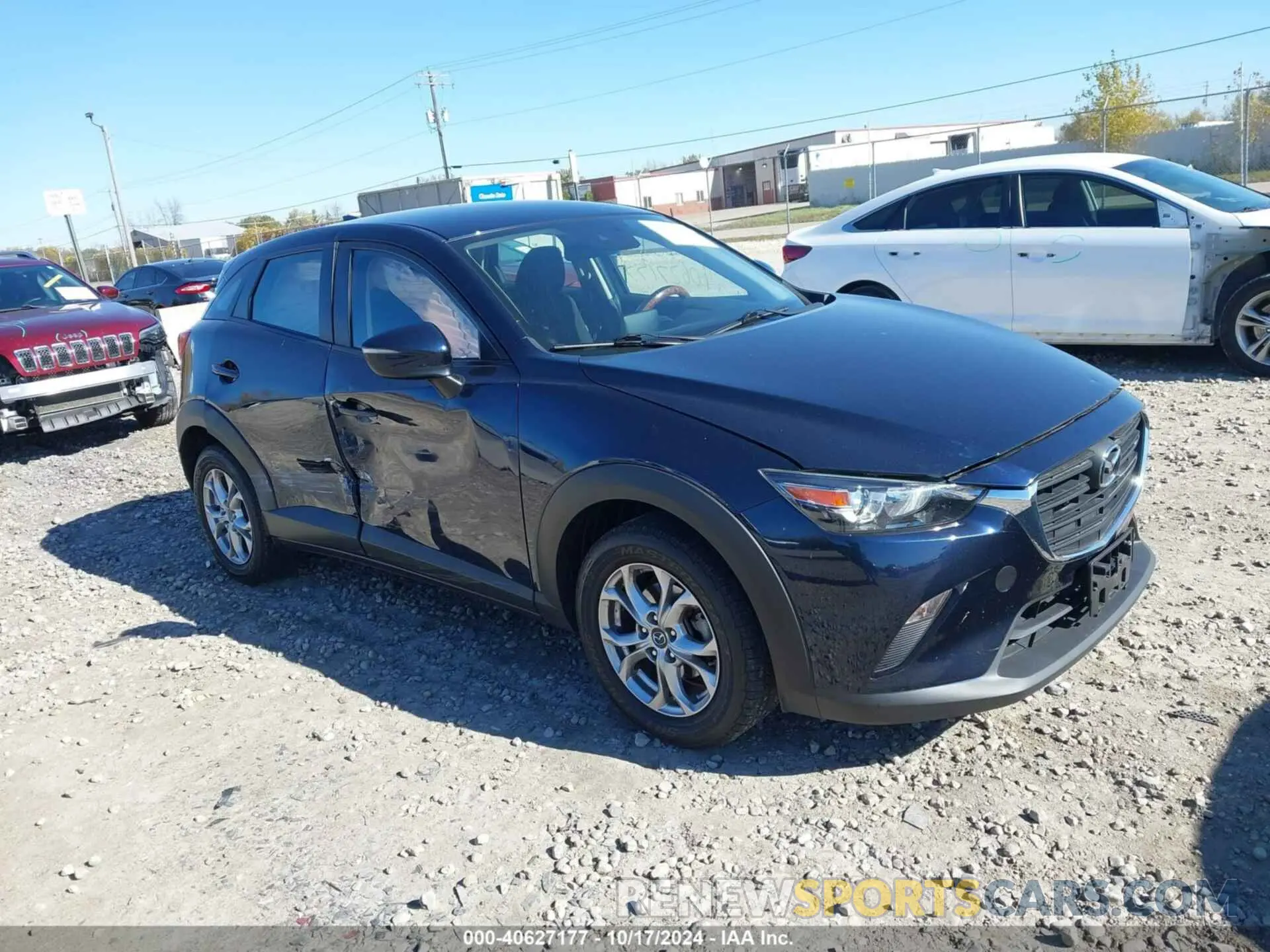 1 Photograph of a damaged car JM1DKDB72K0442679 MAZDA CX-3 2019