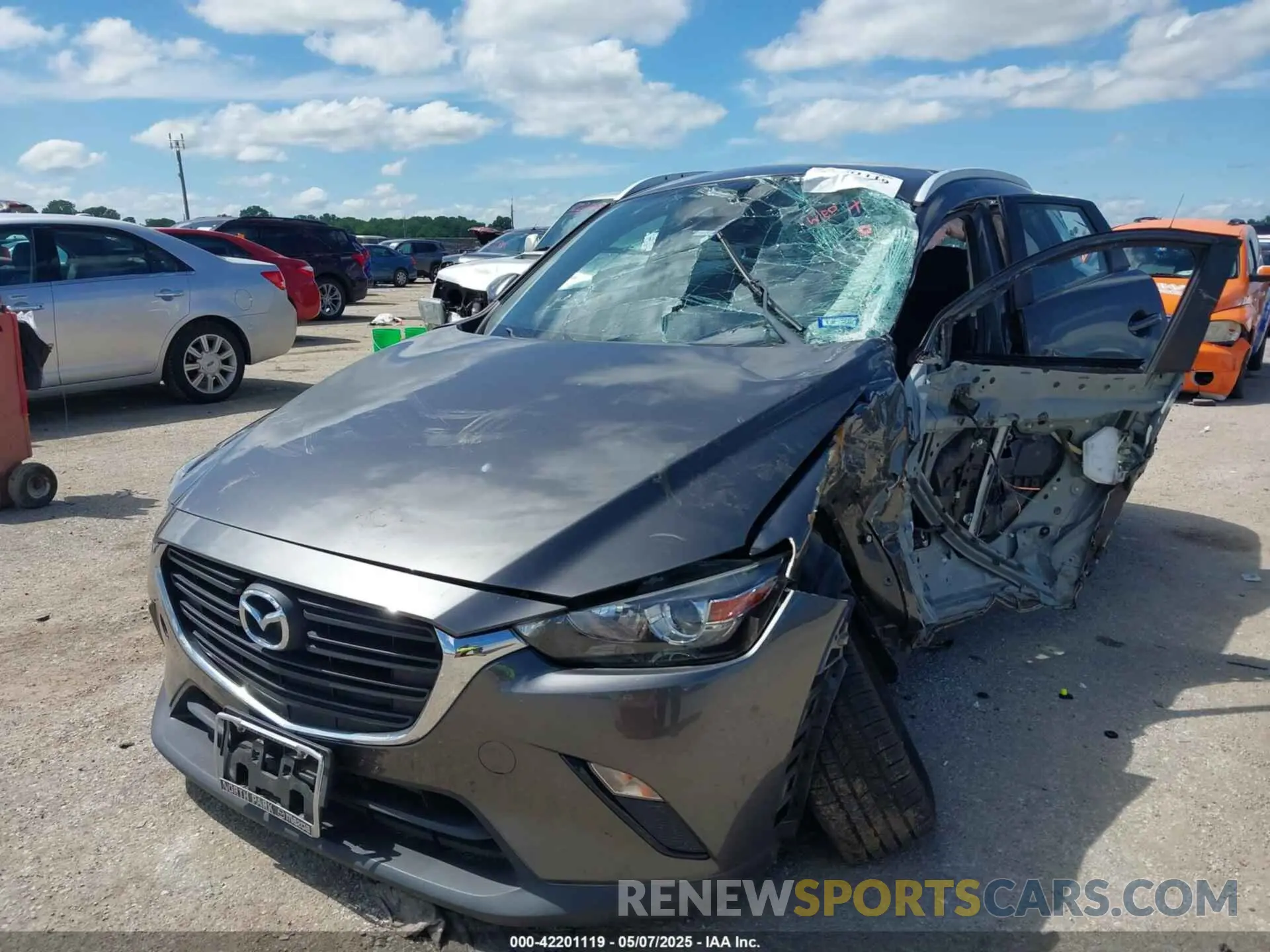 2 Photograph of a damaged car JM1DKDB72K1451649 MAZDA CX-3 2019