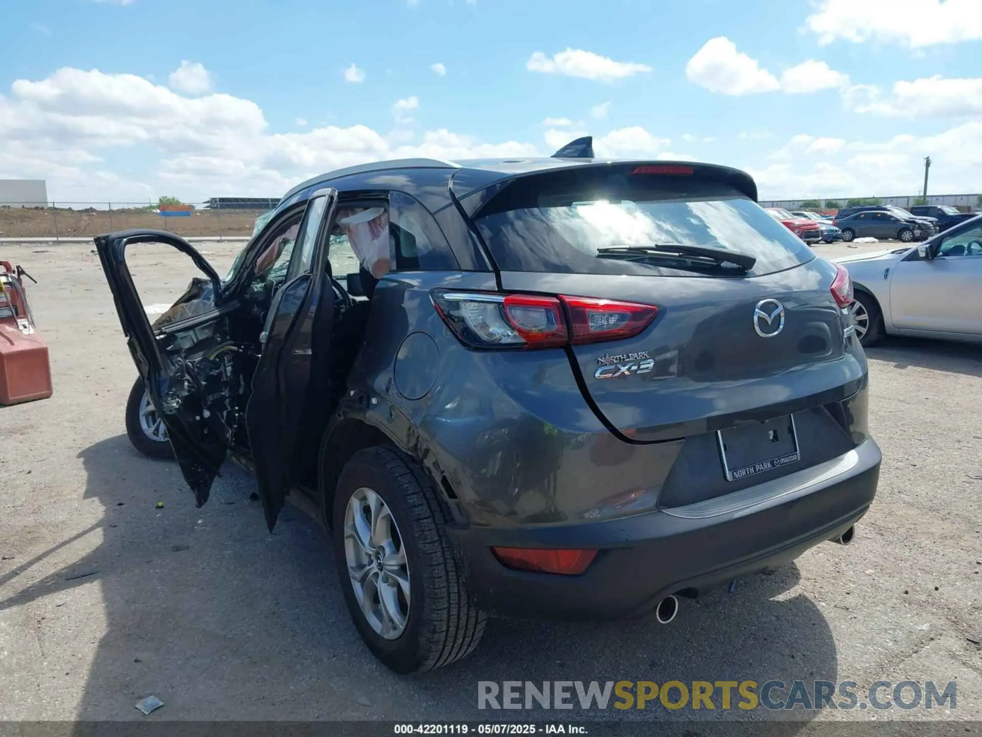 3 Photograph of a damaged car JM1DKDB72K1451649 MAZDA CX-3 2019